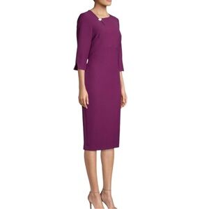 NWT Donna Karen Sheath Dress | Mulberry | Size 8